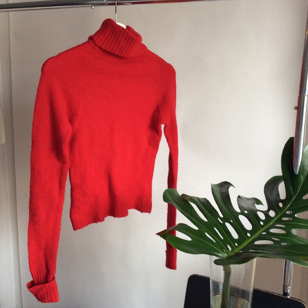 Red sweater